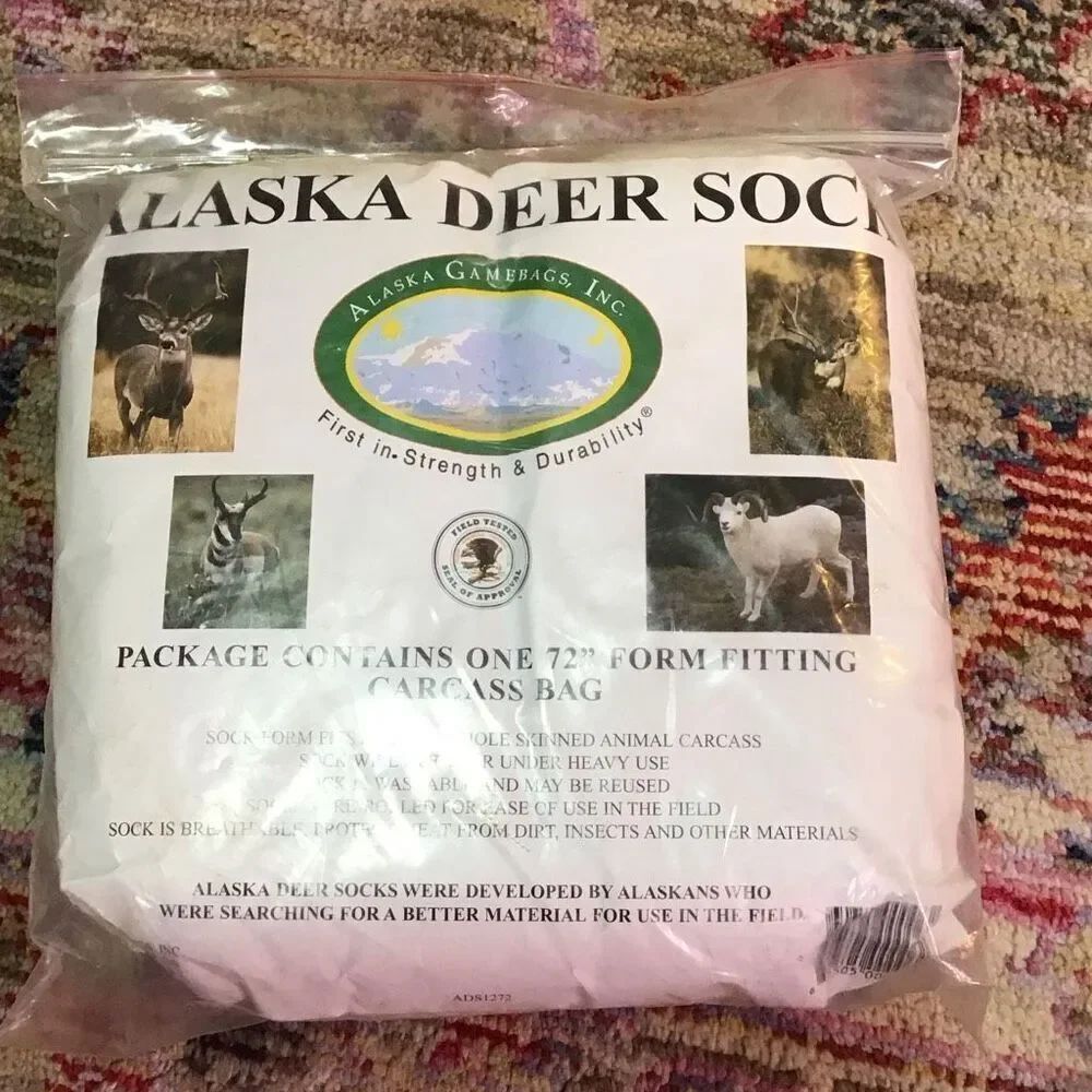 Alaskan Dear, sock to cleanly pack your meat out